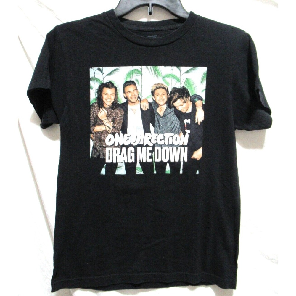 One Direction Women's XS Black Short Sleeve One Direction Drag Me Down T-Shirt